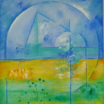 Pintura titulada "La primavera" por Montse Humanes, Obra de arte original, Acrílico