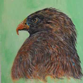 Painting titled "Eagle" by Armindo Monteiro (Pedrosa), Original Artwork, Acrylic