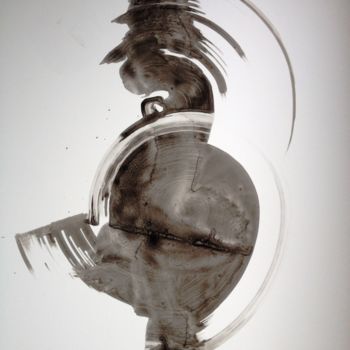 Картина под названием "Lanavanguard" - Monyke Mine-Lamare, Подлинное произведение искусства, Чернила