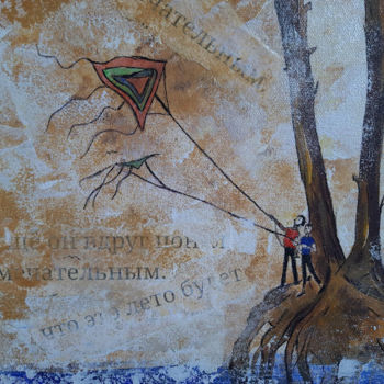 Schilderij getiteld "Summer" door Vsarabi, Origineel Kunstwerk, Acryl