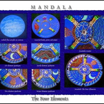 Photography titled "Mandala: Four Eleme…" by Minerva Bloom, Original Artwork