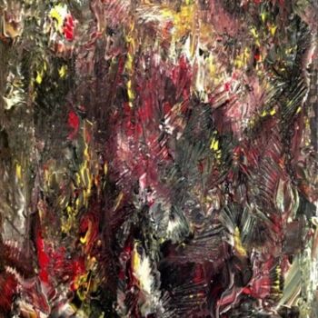 Painting titled "BUCOLIQUE" by Moreau Franck Didier, Original Artwork, Oil