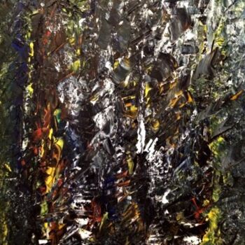 Painting titled "Pollution" by Moreau Franck Didier, Original Artwork, Oil