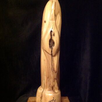 雕塑 标题为“Stupeur 1” 由Moreau Franck Didier, 原创艺术品, 木