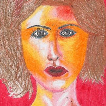 Рисунок под названием "Strong women" - Mary Khier, Подлинное произведение искусства, Пастель