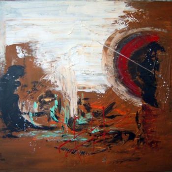 Painting titled "Espace temps" by Morena, Original Artwork