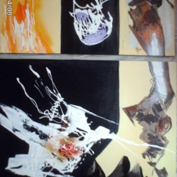 Pittura intitolato "XXL L'envol acryliq…" da Morena, Opera d'arte originale