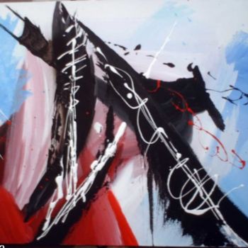 Painting titled "Emporté" by Morena, Original Artwork