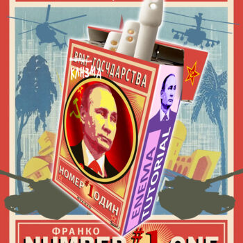 Arte digital titulada "Putin - Enemy of Th…" por Moreno Franco, Obra de arte original, Foto-montaje