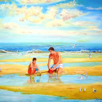 绘画 标题为“La plage” 由Morgado, 原创艺术品