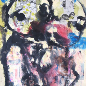 Painting titled "019734 Couple punk…" by Morgan Merrheim, Original Artwork, Acrylic