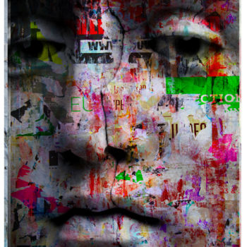 Digitale Kunst getiteld "Fracture" door Morgan Paslier, Origineel Kunstwerk, Foto Montage