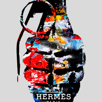 Digitale Kunst mit dem Titel "UDA - GRENADE HERMES" von Morgan Paslier, Original-Kunstwerk, Digitale Fotografie