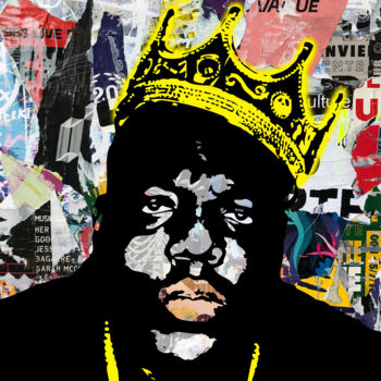 Digital Arts titled "The Notorious Big #4" by Morgan Paslier, Original Artwork, Photo Montage