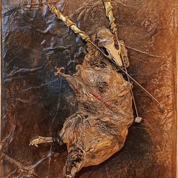 ""Rottukonungur"" başlıklı Heykel Morgane Guenard tarafından, Orijinal sanat, Kemik