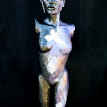 Sculpture titled "Sois belle..." by Morgane Daquin, Original Artwork, Ceramics