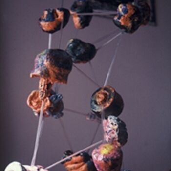 Sculpture titled "Atomium" by Morganv6, Original Artwork, Mixed Media