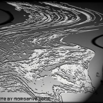 Arts numériques intitulée "Hors piste!..." par Morganv6, Œuvre d'art originale
