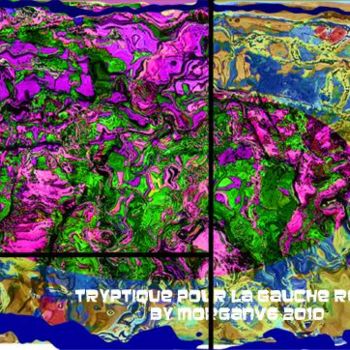 Malarstwo zatytułowany „Tryptique pour la g…” autorstwa Morganv6, Oryginalna praca