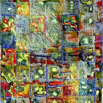 Malerei mit dem Titel "labyrinthe pour lab…" von Morganv6, Original-Kunstwerk