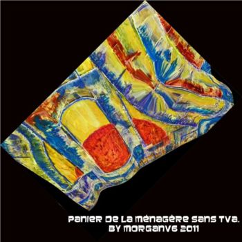 Painting titled "Panier de la ménagè…" by Morganv6, Original Artwork