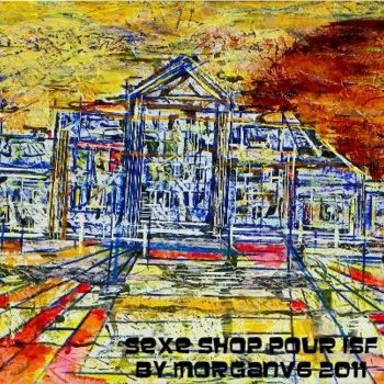 Painting titled "Sexe shop pour ISF" by Morganv6, Original Artwork