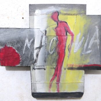 Schilderij getiteld "MACULA" door Morgese Giovanni, Origineel Kunstwerk, Acryl