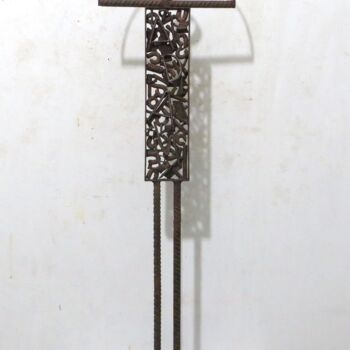 Skulptur mit dem Titel "ADAM" von Morgese Giovanni, Original-Kunstwerk, Metalle