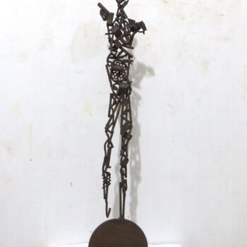 Sculpture titled "FRAMMENTI" by Morgese Giovanni, Original Artwork, Metals