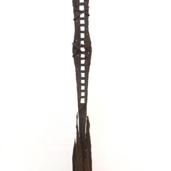 Rzeźba zatytułowany „Verticale” autorstwa Morgese Giovanni, Oryginalna praca, Metale