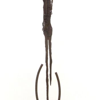 Escultura titulada "Il seme" por Morgese Giovanni, Obra de arte original, Metales