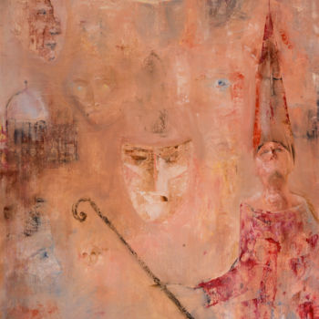 Painting titled "la papessa" by Mariano Moriconi, Original Artwork