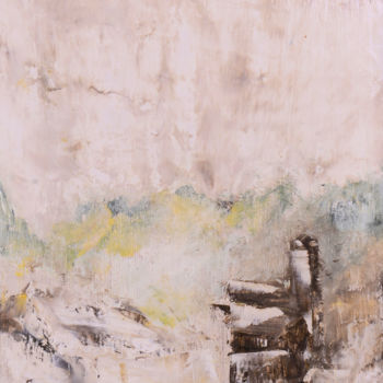 Peinture intitulée "paesaggio toscano" par Mariano Moriconi, Œuvre d'art originale, Huile