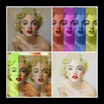 Arte digitale intitolato "My Marilyn" da Mariano Moriconi, Opera d'arte originale, Immagine generata dall'IA