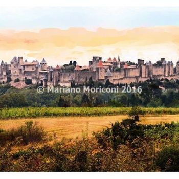 Fotografia intitolato "carcassonne" da Mariano Moriconi, Opera d'arte originale