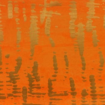 Malerei mit dem Titel "XXL - Brutal Orange…" von Moritz Sommer, Original-Kunstwerk, Acryl