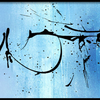 Картина под названием "LHEM" - Morko, Подлинное произведение искусства, Чернила Установлен на Деревянная рама для носилок