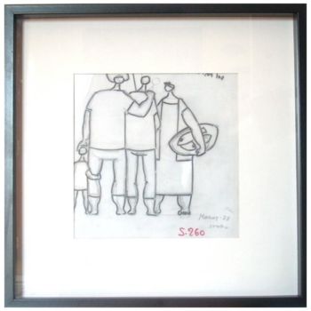 Drawing titled "Morosi Luciano - St…" by Luciano Morosi 1930 - 1994, Original Artwork