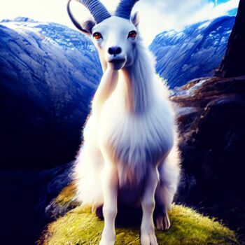 ""GOAT QUEEEN"" başlıklı Dijital Sanat Morten Klementsen tarafından, Orijinal sanat, Dijital Resim