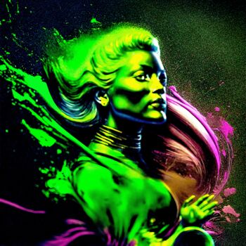 Digital Arts titled "MARIE CURIE" by Morten Klementsen, Original Artwork, Digital Painting