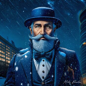 "COLD NIGHT" başlıklı Dijital Sanat Morten Klementsen tarafından, Orijinal sanat, AI tarafından oluşturulan görüntü