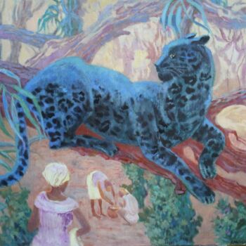 제목이 "Царица ночи"인 미술작품 Ирина Москалёва로, 원작, 기름 나무 들것 프레임에 장착됨