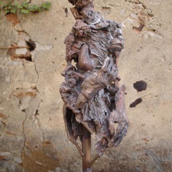 Sculptuur getiteld "Mutation II" door Michel Moskovtchenko, Origineel Kunstwerk, Metalen