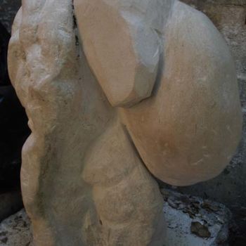 Sculpture titled "Poitrine O - (autre…" by Michel Moskovtchenko, Original Artwork, Stone