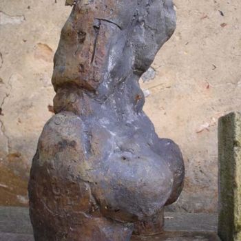 Sculptuur getiteld "Torse - profil" door Michel Moskovtchenko, Origineel Kunstwerk, Metalen