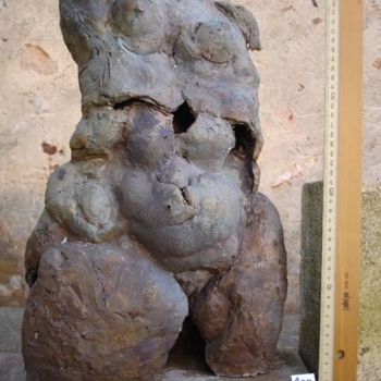 Sculpture titled "Torse 400 - face 2" by Michel Moskovtchenko, Original Artwork, Mixed Media