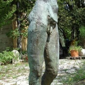 Скульптура под названием "HOMMAGE  A DONATELL…" - Michel Moskovtchenko, Подлинное произведение искусства, Металлы