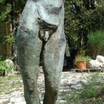 Sculpture titled "HOMMAGE  A DONATELL…" by Michel Moskovtchenko, Original Artwork, Metals