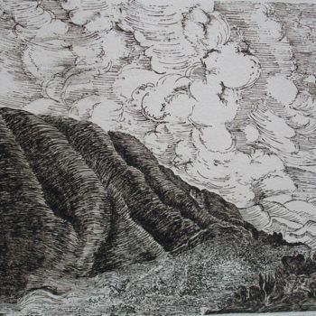 Drawing titled "1965 LE LUBERON Gra…" by Michel Moskovtchenko, Original Artwork, Other