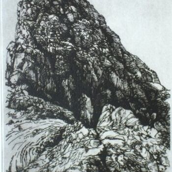 Zeichnungen mit dem Titel "TODRA  Gravure" von Michel Moskovtchenko, Original-Kunstwerk, Andere